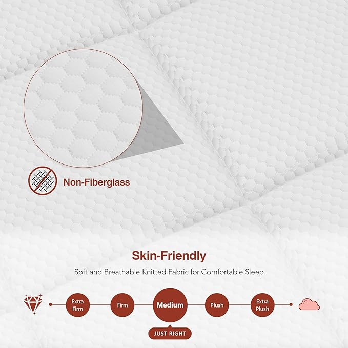 King Size Mattress-14 Inch King Mattress in a Box,Superior Hybrid Mattresses with Gel Memory Foam or Back & Lumbar Support,Pressure Relief,Zoned Support Spring, Cooling Feel &Medium Firm