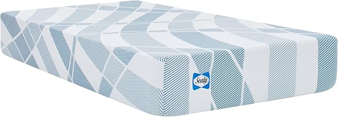 Sealy Dreamlife 10” Hybrid Mattress-in-a-Box, Full, SealyComfort Gel Memory Foam, SealyResponsive Encased Coils, Surface-Guard Technology