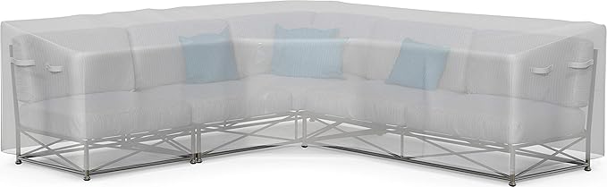 SIMPLE HOUSEWARE Patio V-Shaped Sectional Sofa Set Cover