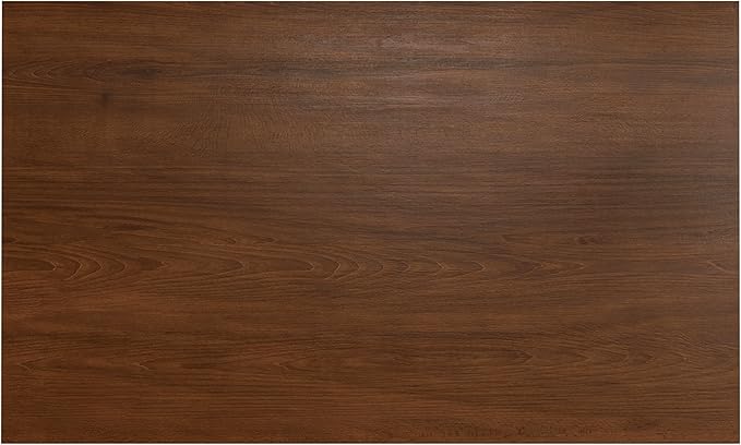 SIMPLIHOME Wilson Dining Table, Solid Wood Walnut Veneer, 60 x 36 inches, Transitional-Style Rectangular Kitchen Table for up to 6 People