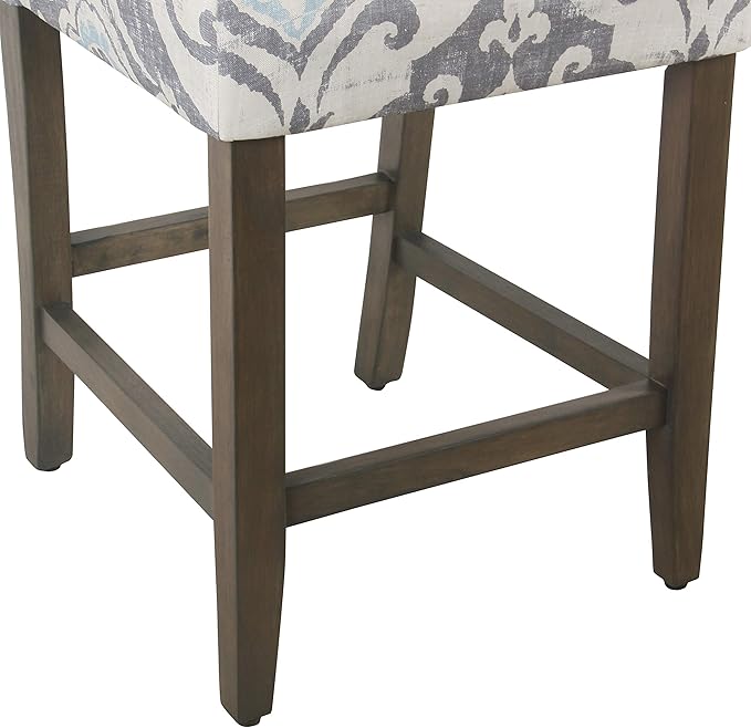 HomePop 24" Classic Parsons Counter Stool - Suri Blue(Single Pack)