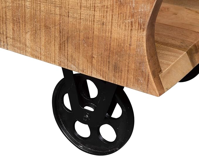 Liberty Furniture Industries Danley Accent Bar Trolley, W47 x D16 x H39, Light Brown