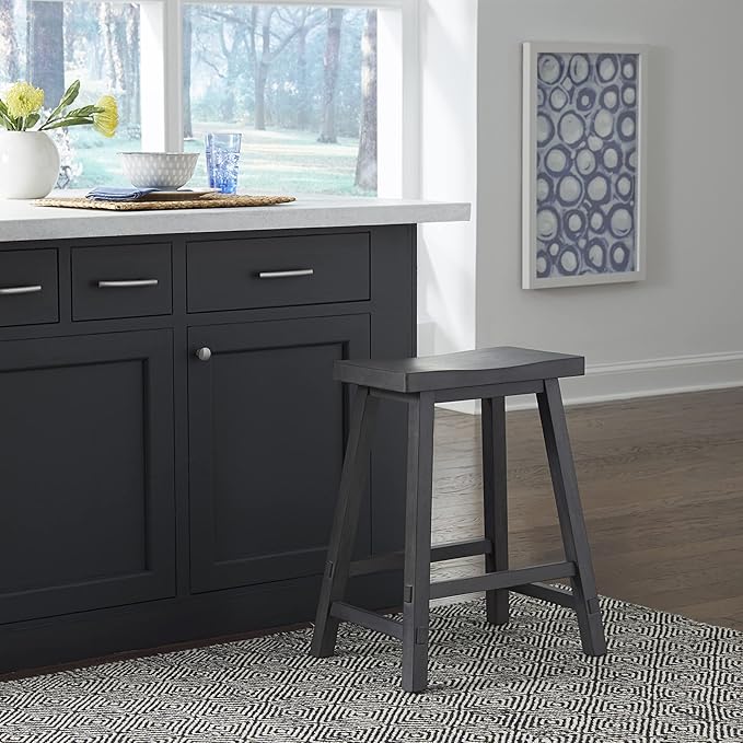 LIBERTY FURNITURE INDUSTRIES, INC. Creations II 24 Inch Sawhorse Counter Stool - Slate