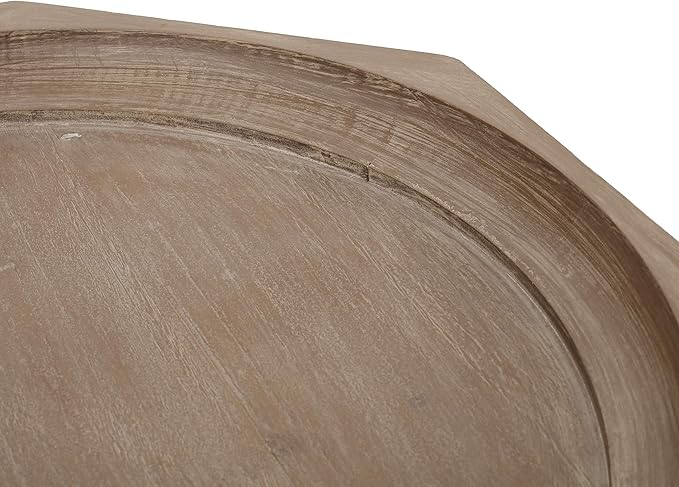 Christopher Knight Home Elizabeth French Country Accent Table with Octagonal Top, Natural 18.25 in x 18.25 in x 25 in
