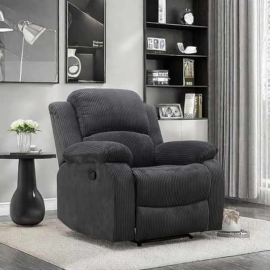 Recliner Chair, Recliner Home Theater Seating, Electric Reclining Chair for Adult, Breathing Chair for Living Room, Dark Grey
