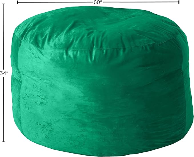 Sofa Sack Bean Bag Chair Cover, 5-Feet, Aqua Marine