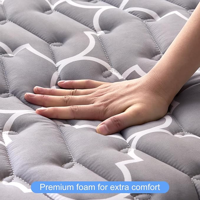 Japanese Futon, High-Density Premium Foam, Thicken Tatami Mat Portable Dormitory Sleeping Pad, Small Single Size 75" X 25"
