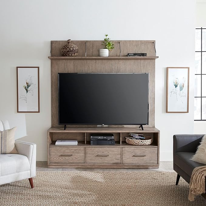 Liberty Furniture City Scape Entertainment Center - Burnished Beige