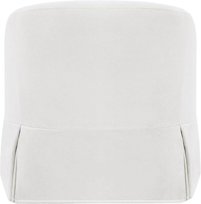 Swivel Accent Chair Set of 2, 360 Degree Performance Fabric Armchair Modern Barrel Chairs Armchair for Living Room Bedroom Home and Office,Cream White
