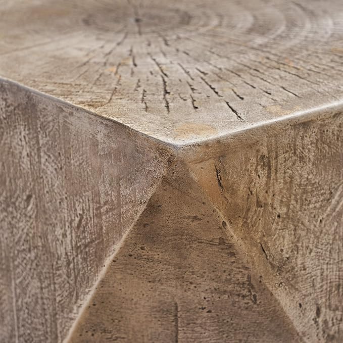Christopher Knight Home Manuel Weight Concrete Accent Table, Light Gray