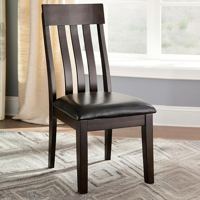 Signature Design by Ashley D596-01 Dining Side Chair, 0, Dark Brown