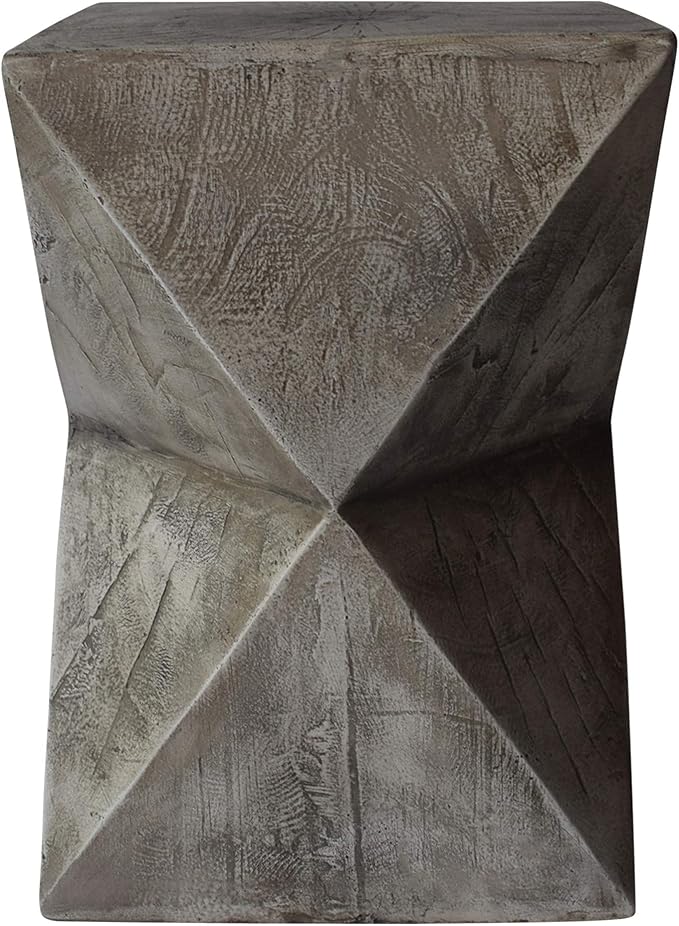 Christopher Knight Home Manuel Weight Concrete Accent Table, Light Gray