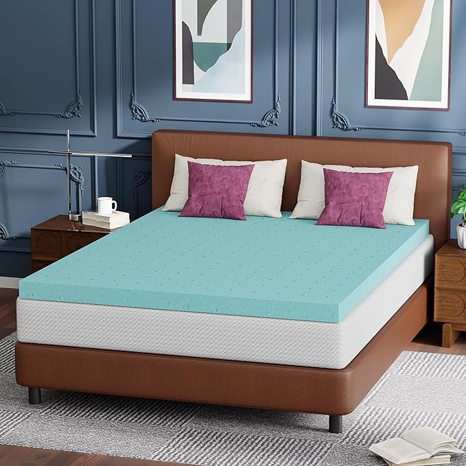 FDW | 8" Queen Mattress + 3" Cooling Mattress Topper | Gel Memory Foam | Medium Firm Feel | White | with Washable Cover for Cool Sleep and Pressure Relief | Bed in a Box, CertiPUR-US Certified