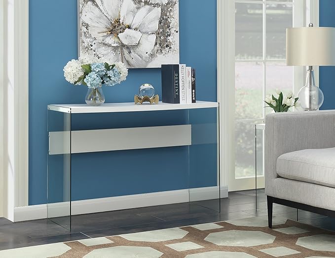Convenience Concepts SoHo Console Table/Desk, White