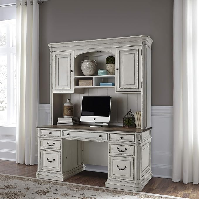 Liberty Furniture Industries Magnolia Manor Complete 5 Piece Desk