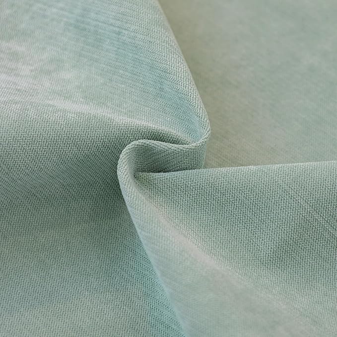 STACYPIK 100% Waterproof Sea Green Sofa Covers, Couch Cover for Sectional, Anti-Cat Scratch Furniture Protector, Washable Jacquard Sofa Cover for Dogs, Kids, Wear Resistant Sofa Slipcover-71X102IN