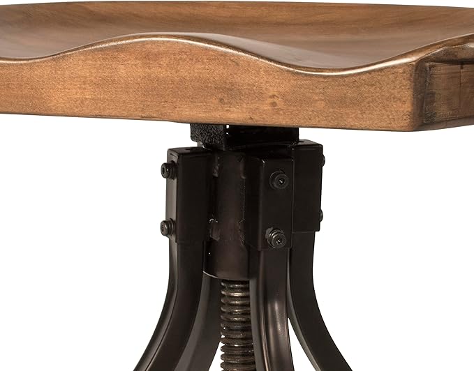Bar Stool - Silverton Bar Stool with Open Lattice - Hillsdale Furniture - 4734-830, Brown