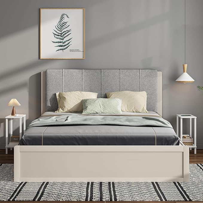 TUTOTAK Small Side Table, Narrow End Table, Skinny Sofa Table, Slim Nightstand, Couch Table, Living Room, Bed Room, White TB01BW062