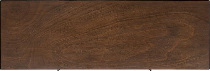 SAFAVIEH Sorrel TV Stand for up to 55" Flatscreen – Brown, 2 Doors with Interior Storage, 2 Open Shelves, Entertainment Media Console (MED5701C)