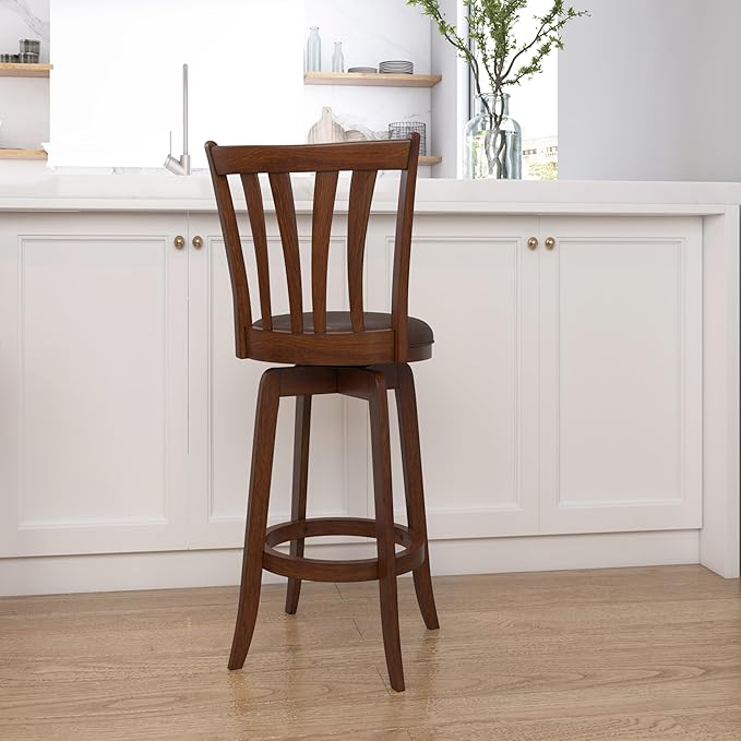Hillsdale Savana Swivel Bar Stool, Cherry