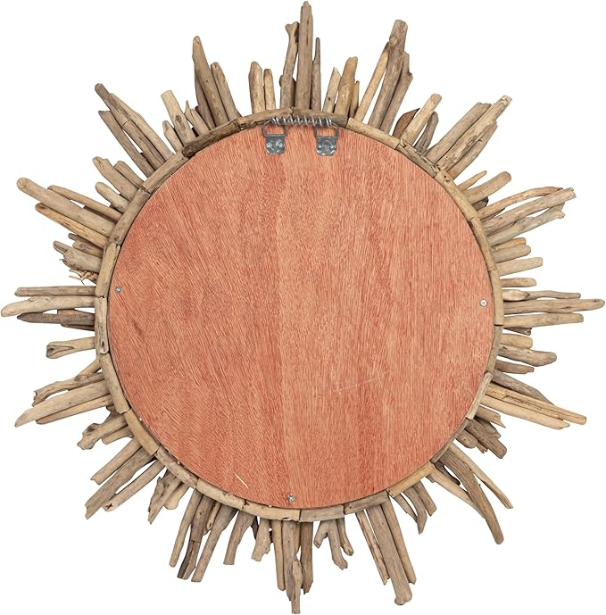 Creative Co-Op Driftwood Sunburst Mirror