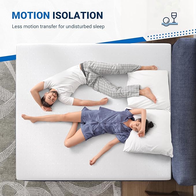 Avenco Full Size Mattress, 12 Inch Full Mattress in a Box with Bamboo Charcoal Memory Foam for Cooling Sleep & Pain Relief, Medium Soft Guestroom Full Bed Mattresses, CertiPUR-US Certified