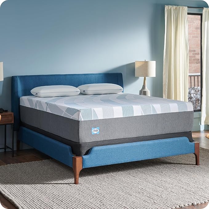 Sealy Dreamlife 14” Foam Mattress-in-a-Box, Full, SealyComfort Gel Memory Foam, SealySupport Transition Foam, Machine Washable Cover