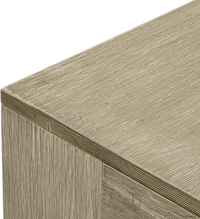 Plank+Beam Modern Rectangular Coffee Table, 40", Rectangle Coffee Table for Living Room, Mini Center Tables for Small Spaces, Small Living Space Tea Table, Seashell Wirebrush