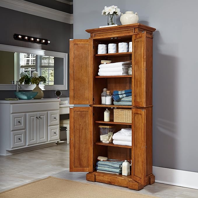 Homestyles Americana Distressed Oak Pantry, 72"H