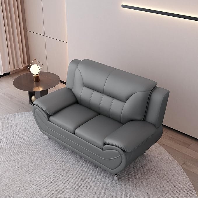Container Furniture Direct Michael Sofa And Loveseat Gray