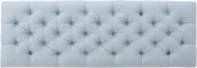 Christopher Knight Home Ottilie Fabric Storage Ottoman, Light Sky, Dimensions: 17.50 inches deep x 51.00 inches wide x 17.00 inches high.