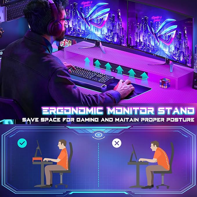 Homieasy Small Gaming Desk with Power Outlets Pegboard LED Light, 51 Inch L Shaped Computer Desk with Monitor Stand Storage Shelves, Reversible Corner Desk with Headset Hooks, Carbon Pink