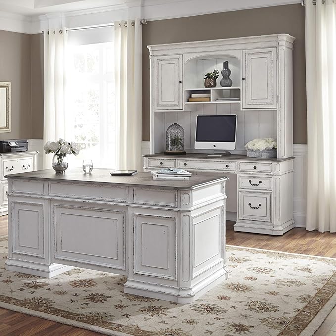 Liberty Furniture Industries Magnolia Manor Complete 5 Piece Desk
