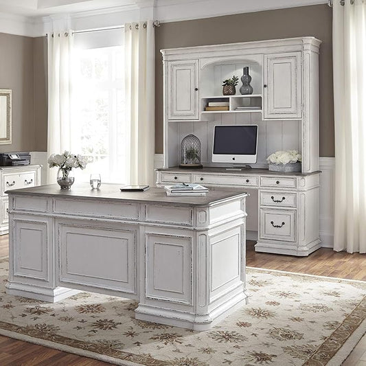 Liberty Furniture Industries Magnolia Manor Complete 5 Piece Desk