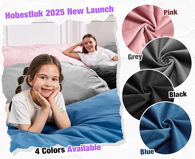 Hobestluk 6FT Bean Bag Chair Large Beanbag Lounger with Removable Cover Adult Bean Bag Chair with Portable Handle Desgin for Living Room Bedroom (Black, 6FT)
