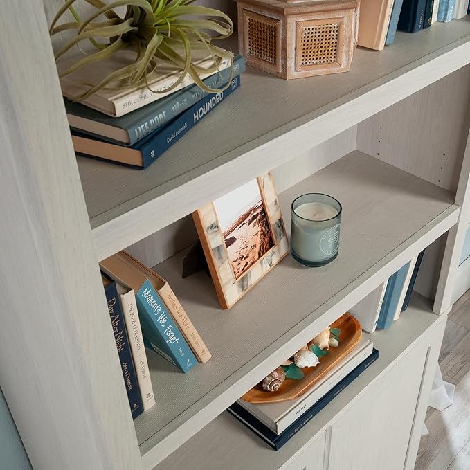 Sauder Miscellaneous Storage Library, Glacier Oak Finish
