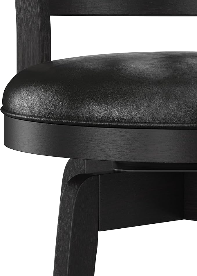 Hillsdale Presque Isle Swivel Stool, Counter Height, Black