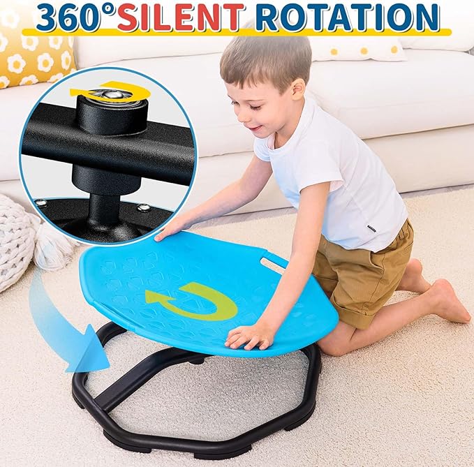 KidBloom Spinning Chair for Autistic Kids, Upgrade Handle Sensory Chair, Autism & ADHD Chair, Kid's Furniture, Autism Sensory Products for Kids