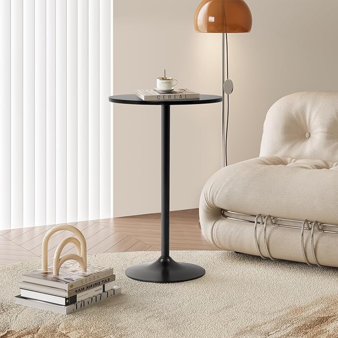 FDW Pub Table 40 Inch Height Cocktail Table Round Bistro Bar Table for Home and Kitchen Dining