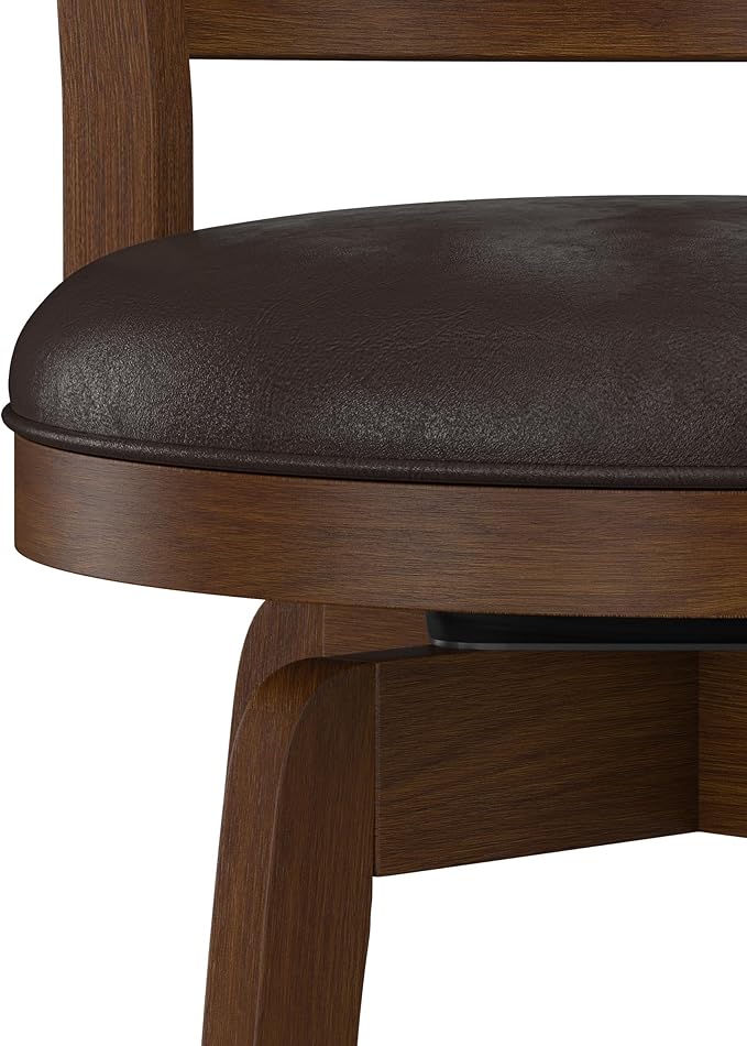 Hillsdale Presque Isle Swivel Stool, Counter Height, Cherry