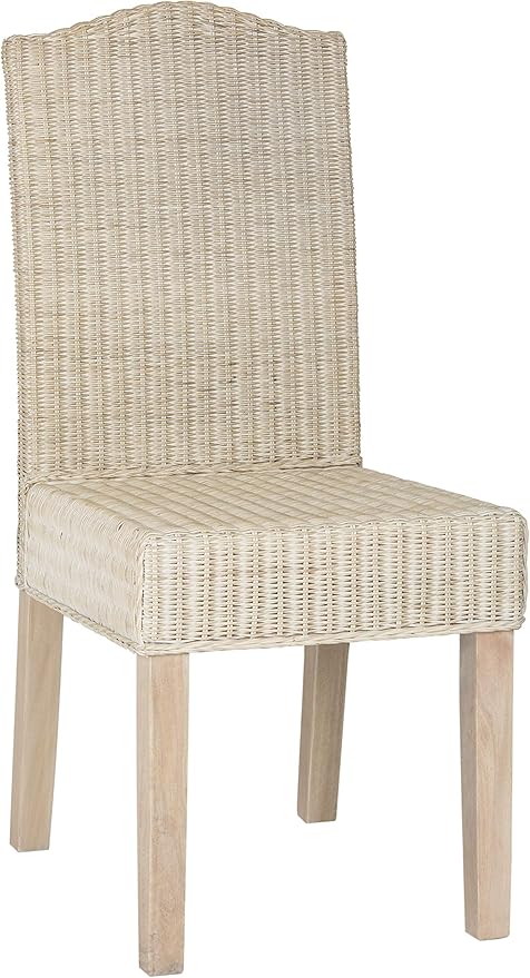 SAFAVIEH Home Collection Odette Grey Wicker Dining Chair