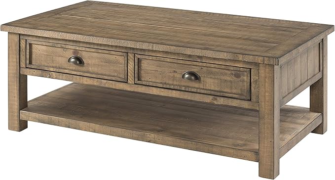 Martin Svensson Home Monterey Solid Wood Coffee Table, Reclaimed Natural