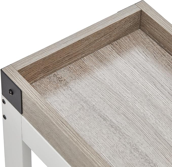 Narrow Side Table, End Table,Sofa Side Table, End Table Nightstand for Bedroom, Living Room, Small Spaces