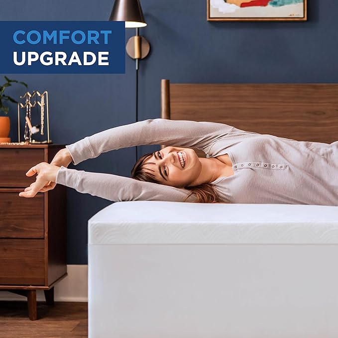Tempur-Cloud 2-Inch Mattress Topper, Queen,White