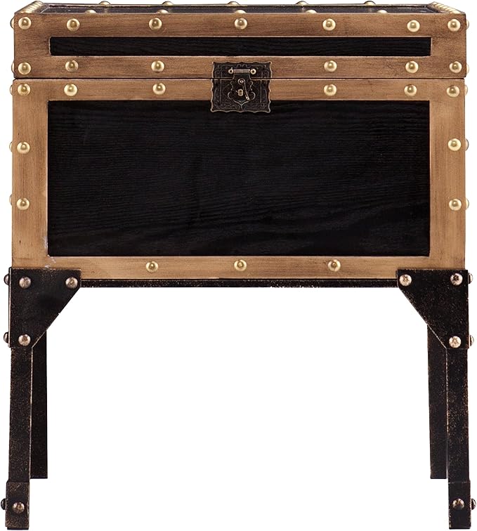 SEI Furniture End Table Trunk, Multicolor
