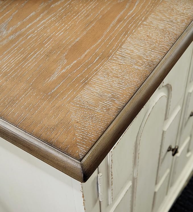 Signature Design by Ashley Roranville French Country Accent Cabinet or Server, White