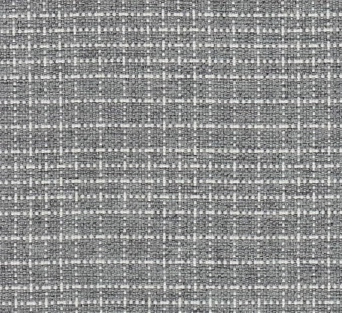 HomePop Home Decor |Classic Upholstered Parsons Dining Chairs |Decorative Home Furniture, Mini Gray Grid Pattern (Single Pack)
