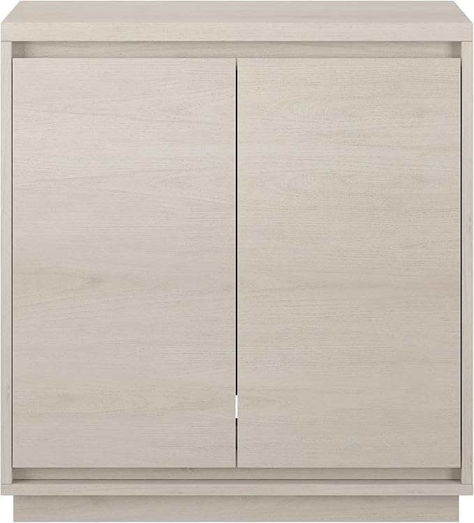 Henn&Hart Presque Accent Cabinet, 30" Wide, Alder White