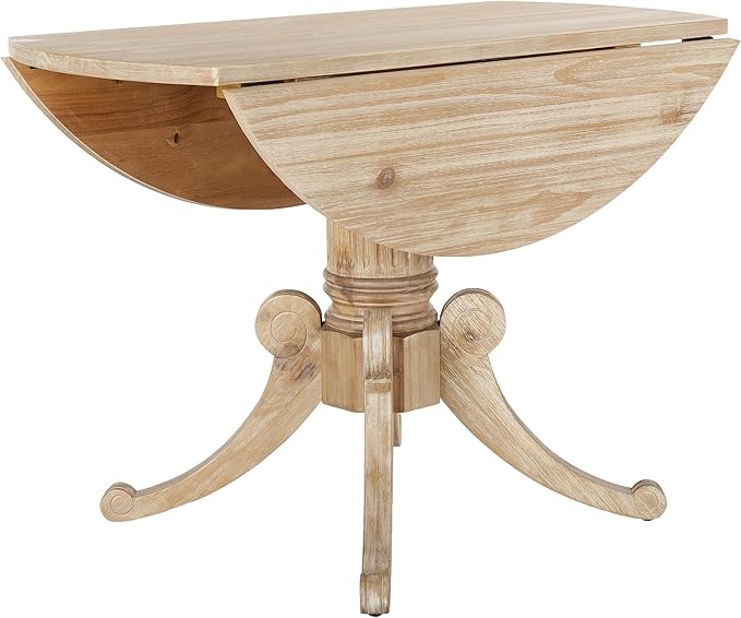 Safavieh Home Forest Traditional Rustic Natural Drop Leaf Dining Table