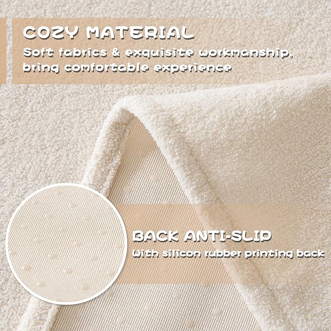 MYSKY HOME White Armchair Couch Cover for Sofa, Couch Covers for Dogs Washable, Couch Cover Blanket Modern Sofa Slipcovers, Super Soft Sofa Furniture Cover for Reclining Couch, 71" x 91"